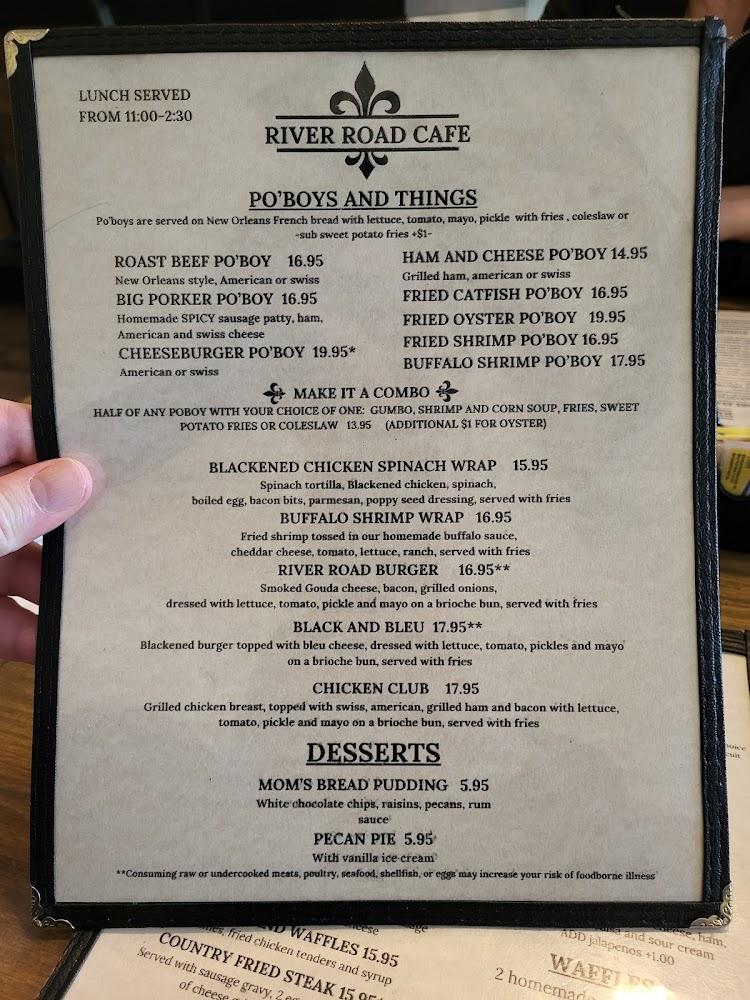 River Road Café Menu image 4